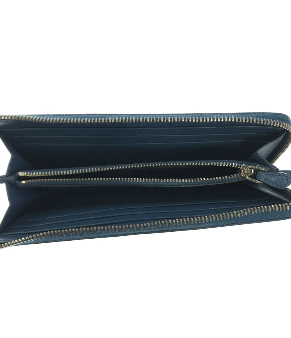 Prada Wallet Zipper Long Black